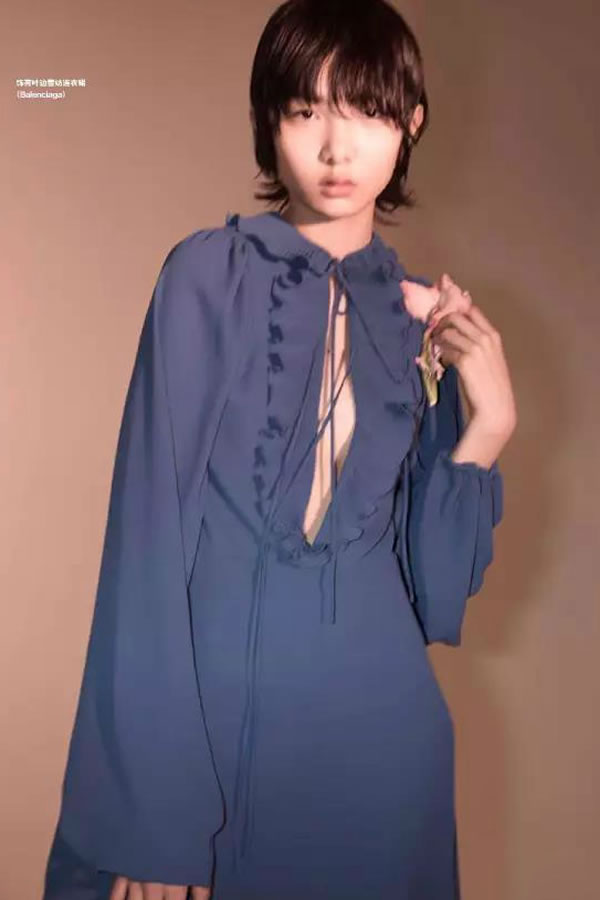李子嫻登上《紅秀GRAZIA》雜志，演繹華麗與中性！